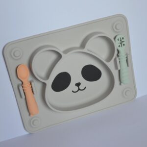 Otroški jedilni set z motivom pande